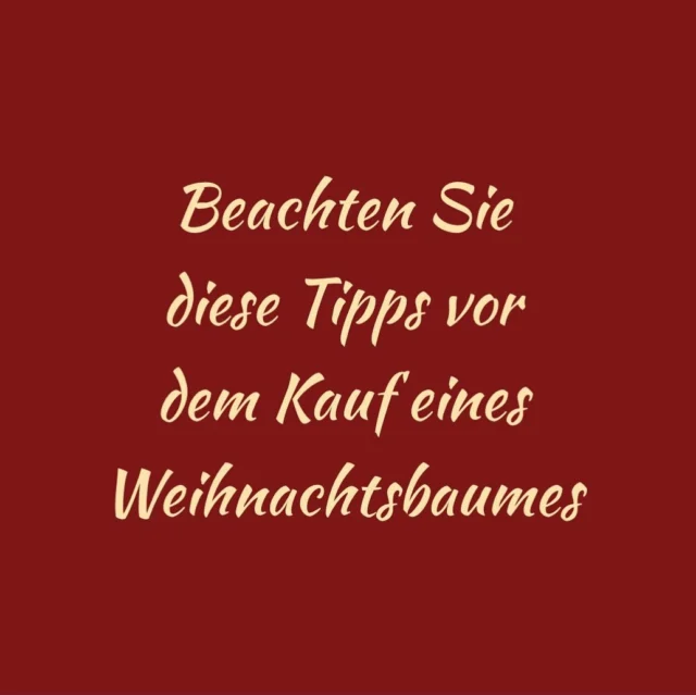 Tipp 1
Messen Sie Zuhause wie hoch und breit der Baum sein soll. 

Tipp 2 
Bringen Sie den Weihnachtsbaum-Ständer mit oder messen Sie den Innendurchmesser, dann können wir Ihnen den Stamm passend machen.

Nachdem Sie sich einen Überblick über die verschiedenen Baumarten und ihre Vorzüge verschafft haben, sollten Sie vor dem Kauf weitere grundlegende Fragen klären. 
Wie hoch und breit soll er sein, und in welche Zimmerecke passt er überhaupt?
Da die Bäume im Freien kleiner wirken, ist es sinnvoll, noch zu Hause die Masse des Aufstellortes für den Weihnachtsbaum abzumessen. So vermeiden Sie eine böse Überraschung und müssen keine grossen Sägearbeiten am Baum vornehmen. 
Was oft vergessen geht ist der Innendurchmesser vom Weihnachtsbaum-Ständer. Wir werden Ihnen den Stamm passend machen, falls Sie den Ständer mitbringen oder das Mass wissen.